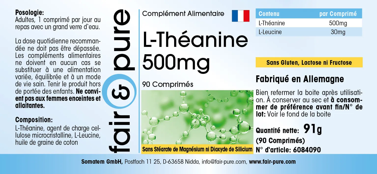 L-Teanina 500mg