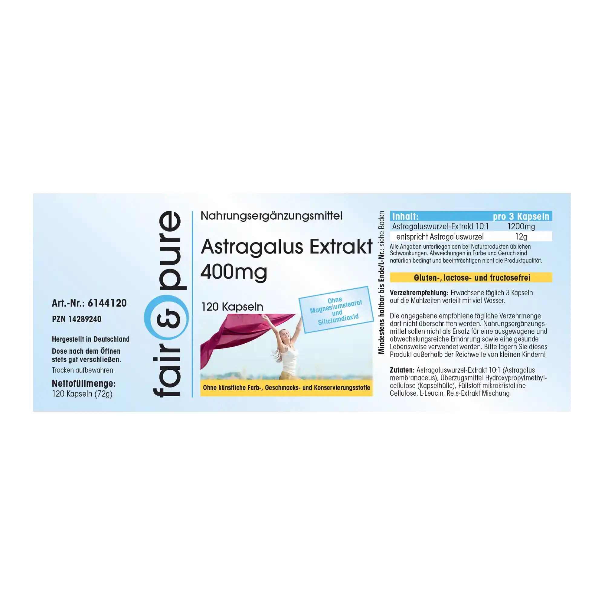 Astragalus Extrakt 400mg