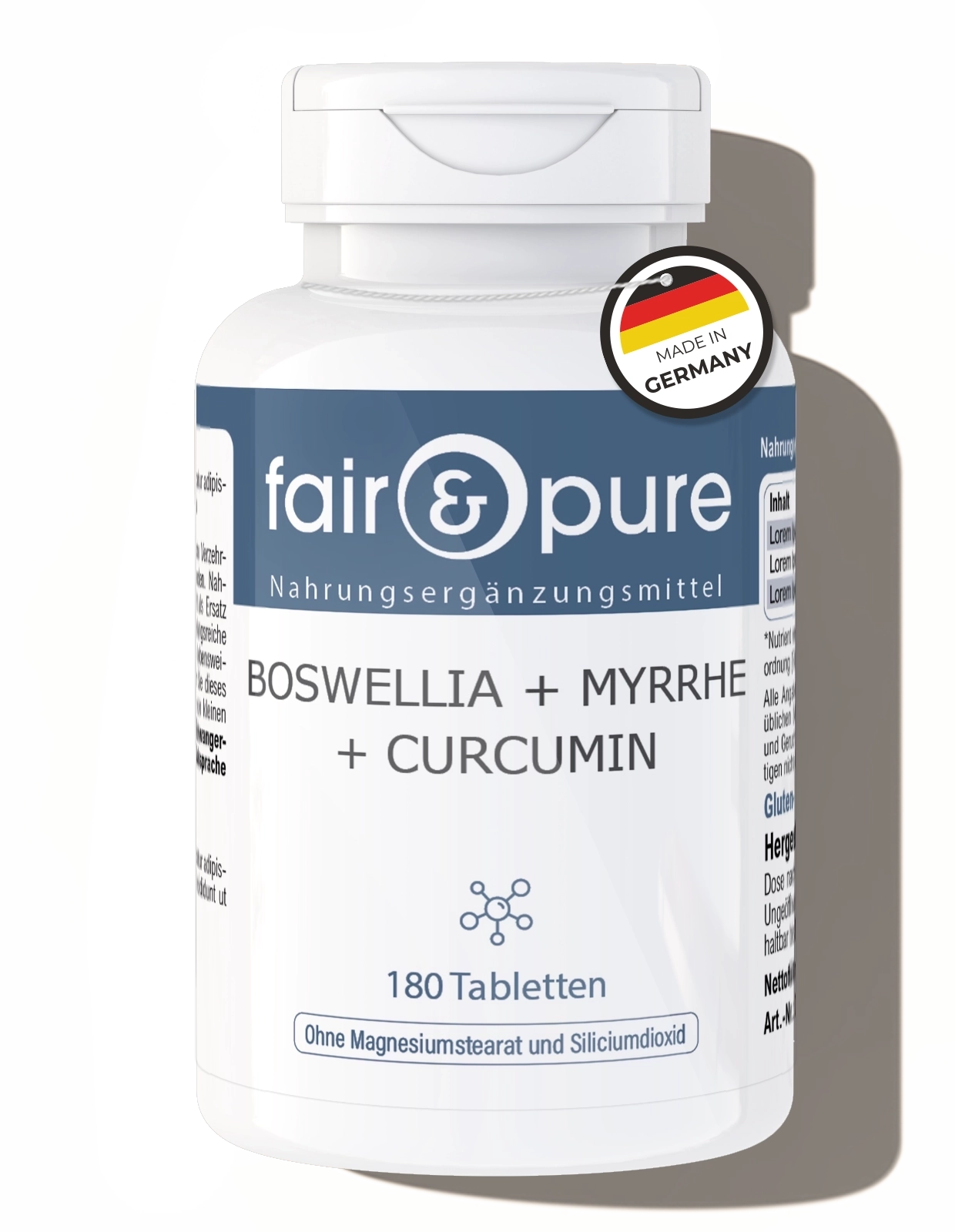 Boswellia + Curcumina + Mirra 