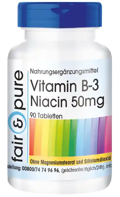 Vitamin B3 Niacin 50mg