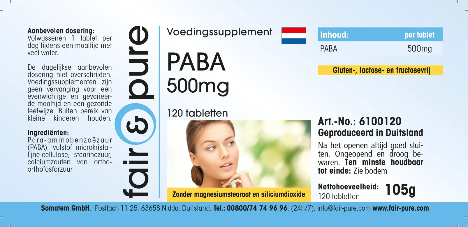 PABA 500mg