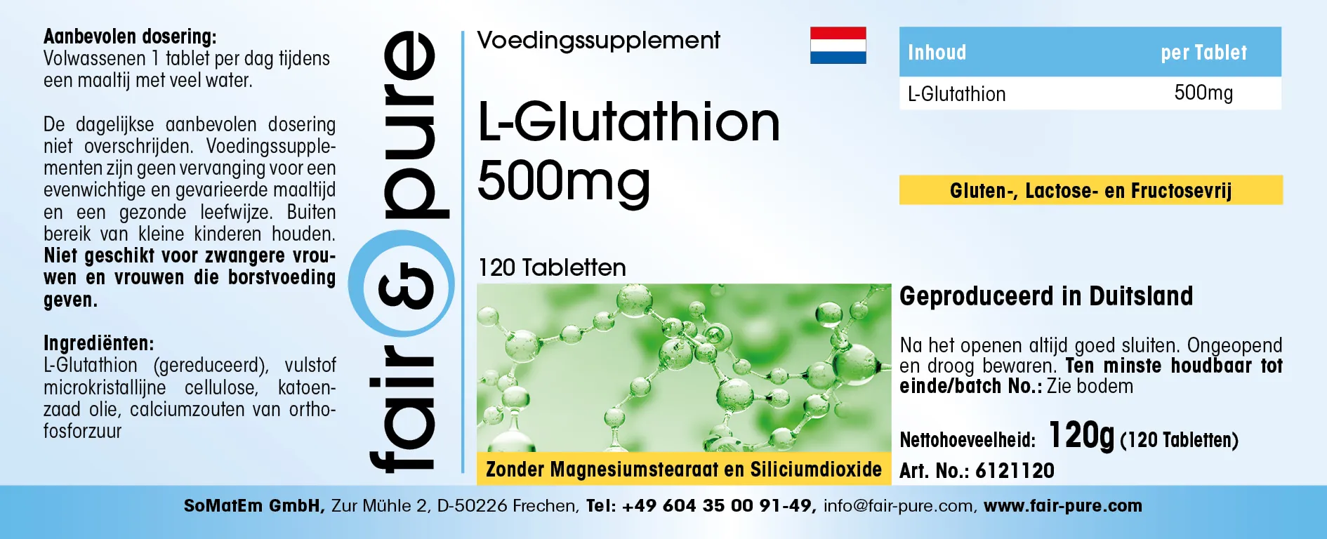 L-Glutatione 500mg