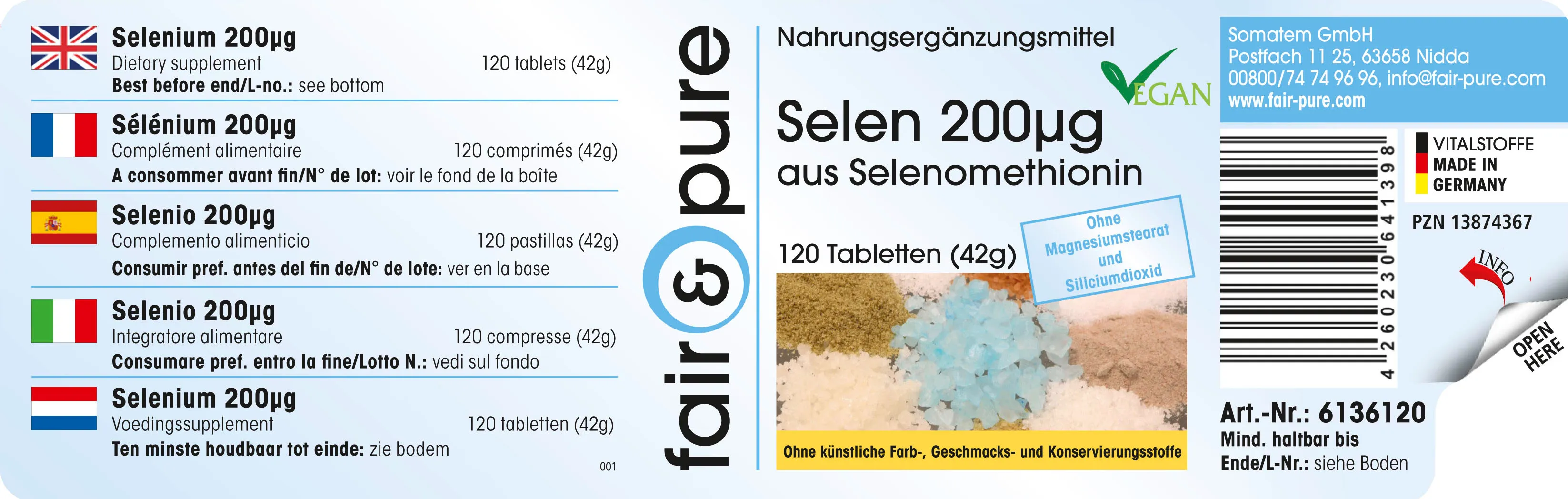 Selenium 200µg