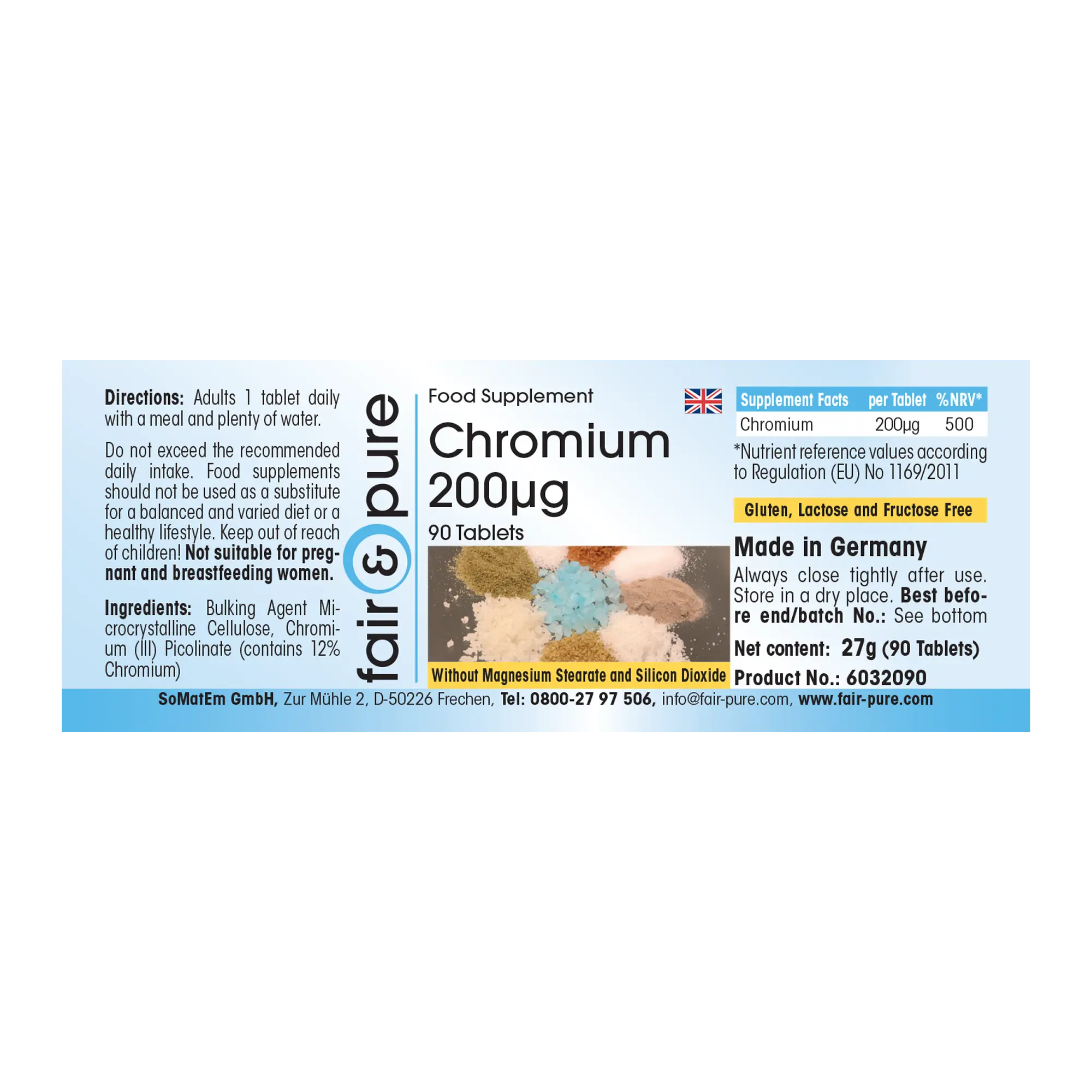 Chromium 200µg