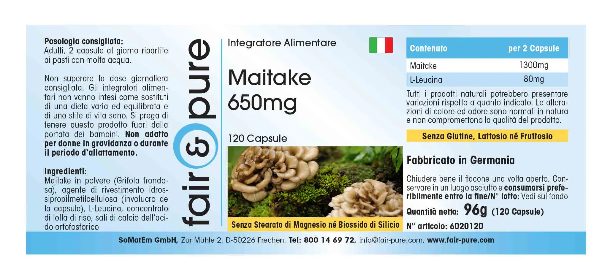 Maitake 650mg