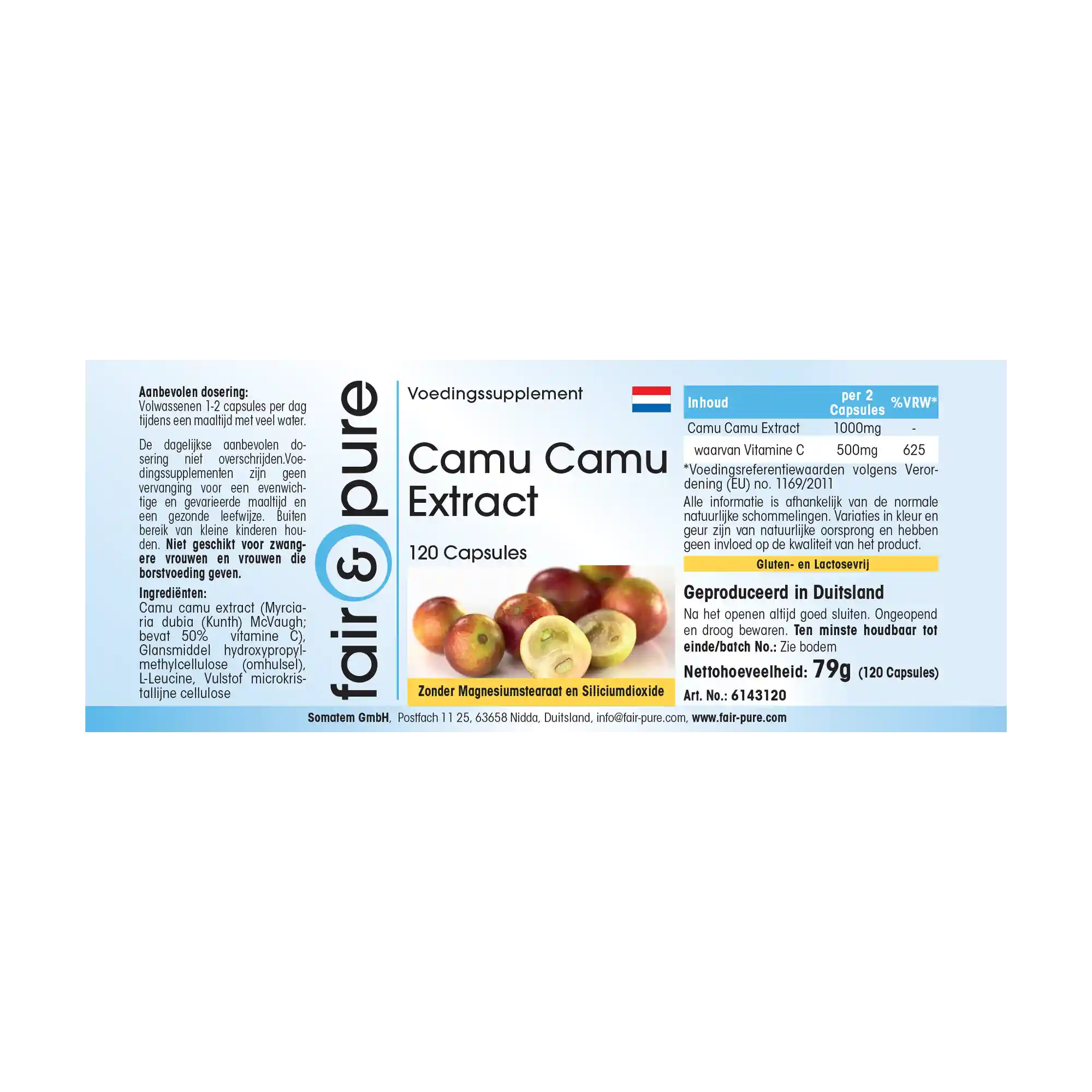 Camu Camu extract 500mg