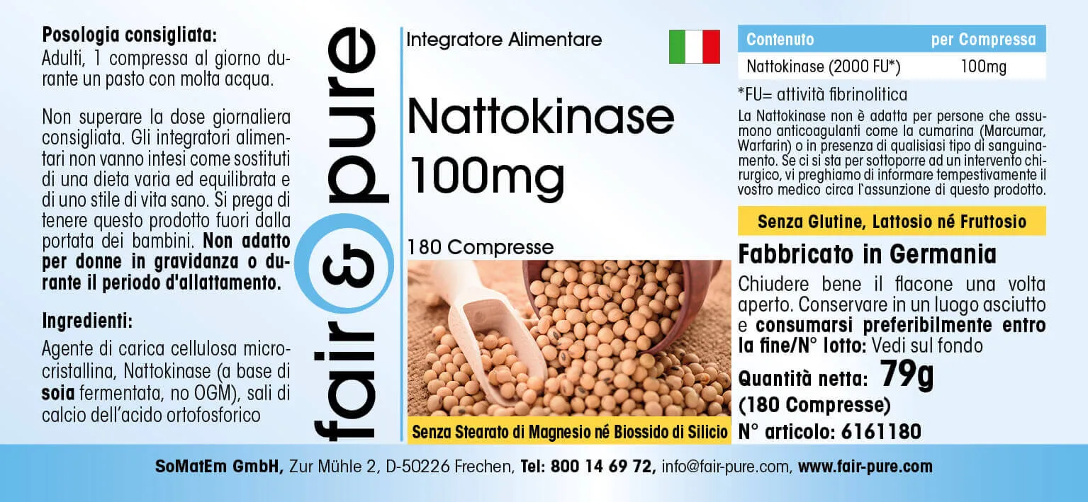 Nattokinase 100mg