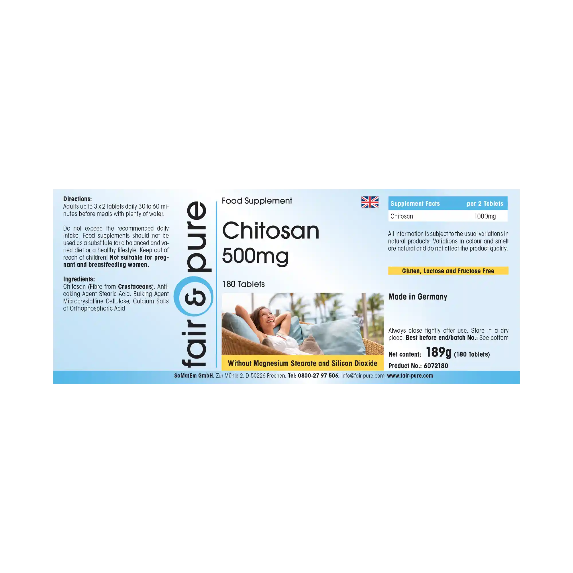 Chitosan 500mg