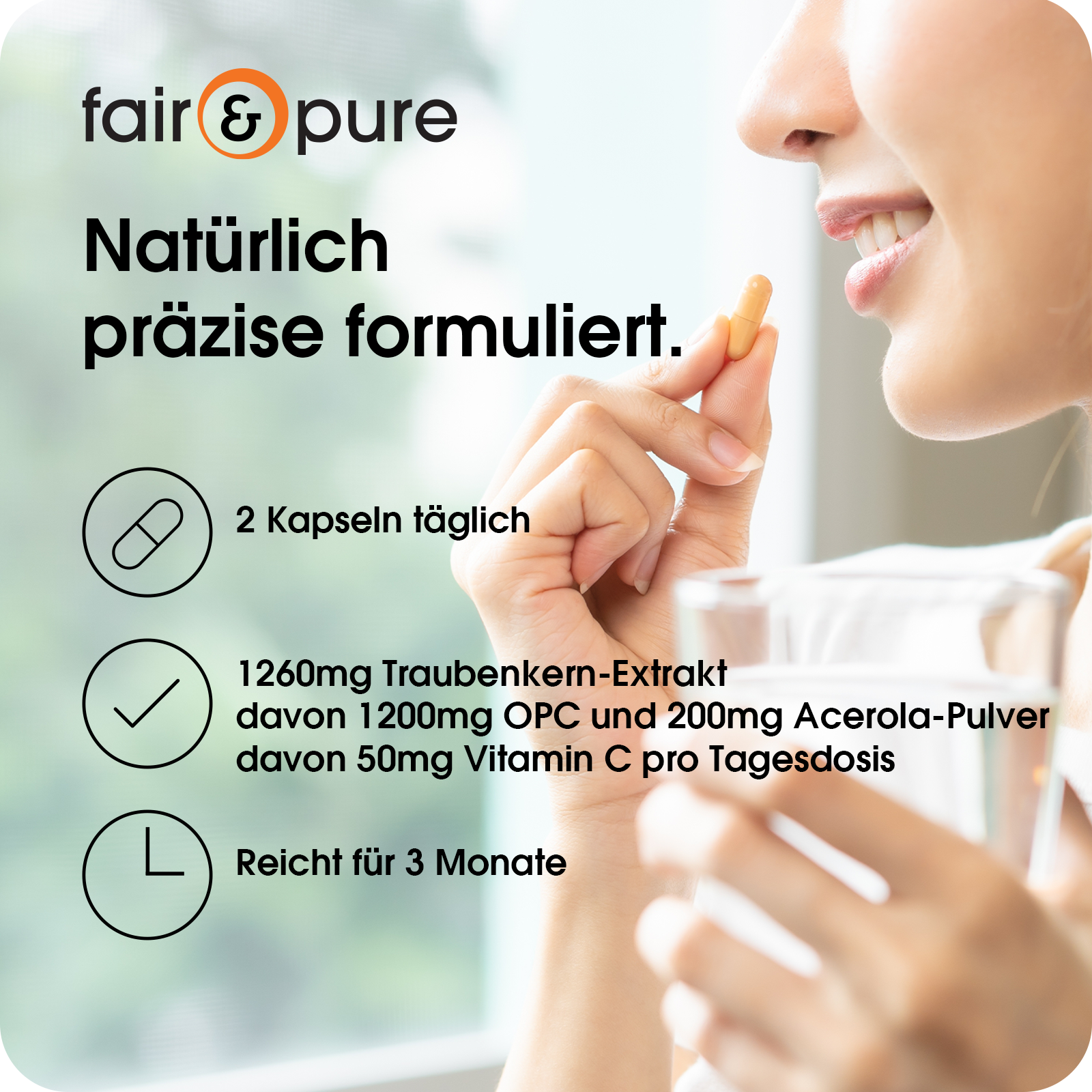 OPC 1200mg - 180 Kapseln | fair-pure