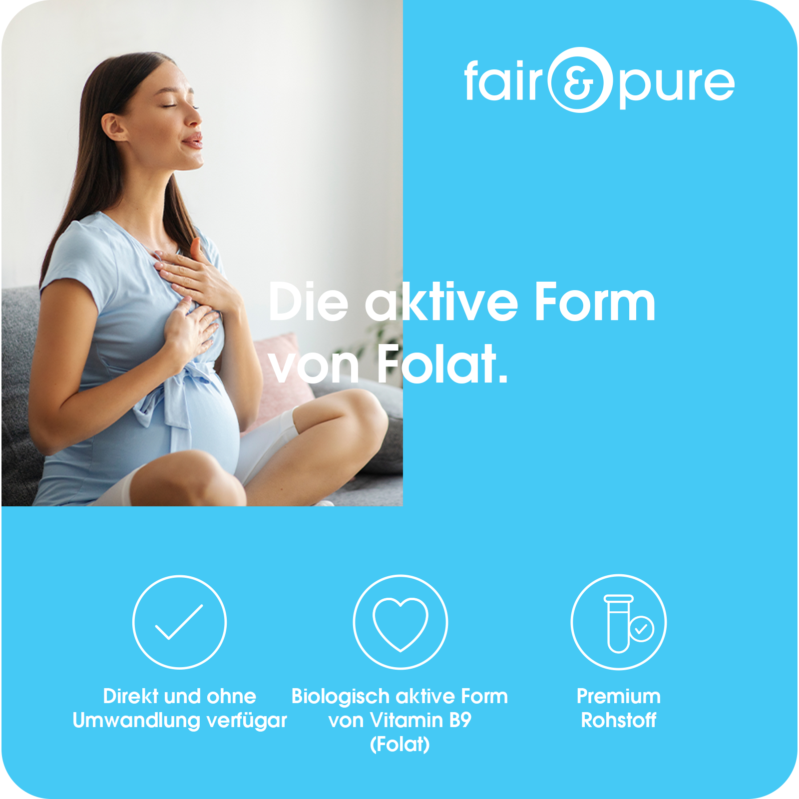 5-MTHF 1000µg - 180 Comprimés | fair-pure