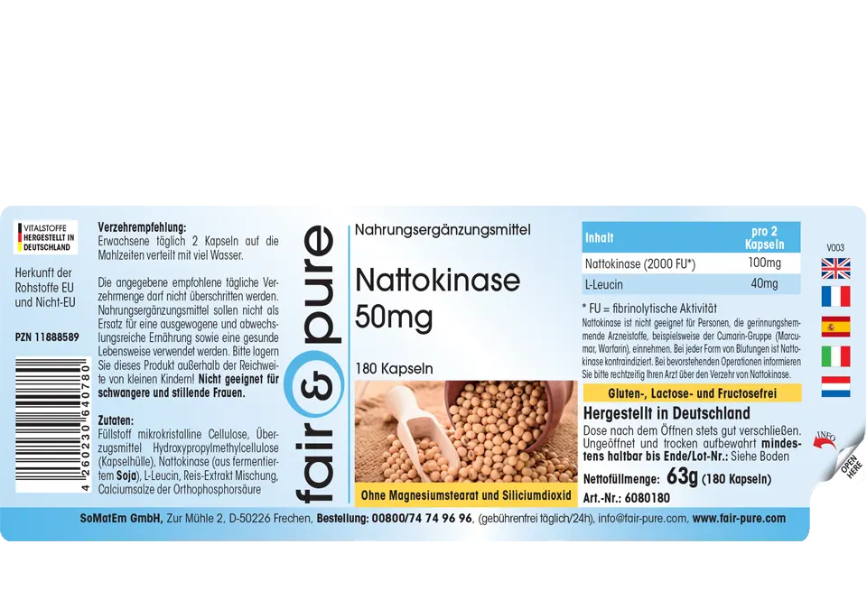 Nattokinase 50mg