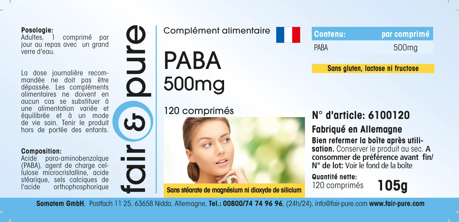 PABA 500mg