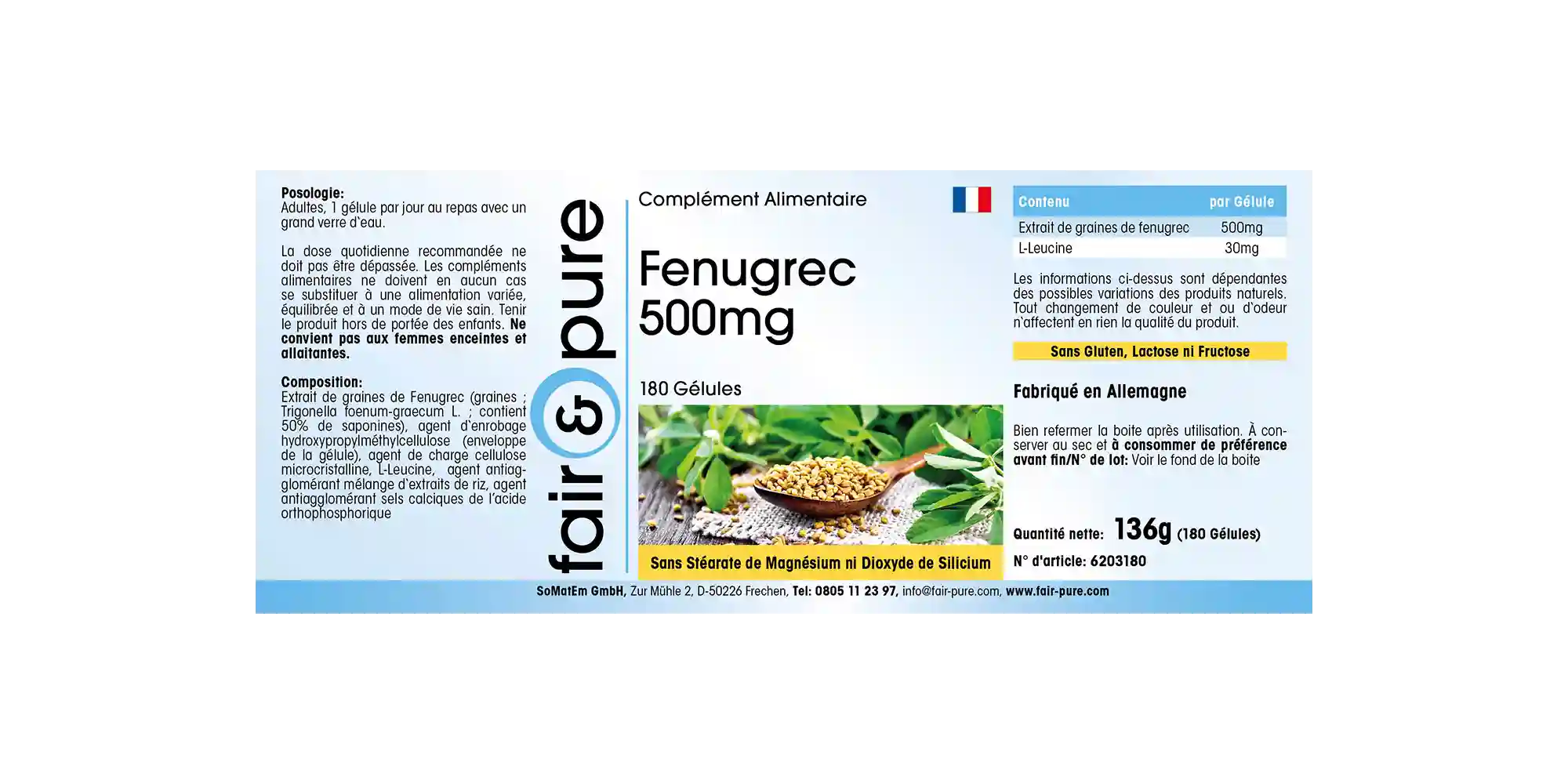 Fenegriek 500mg