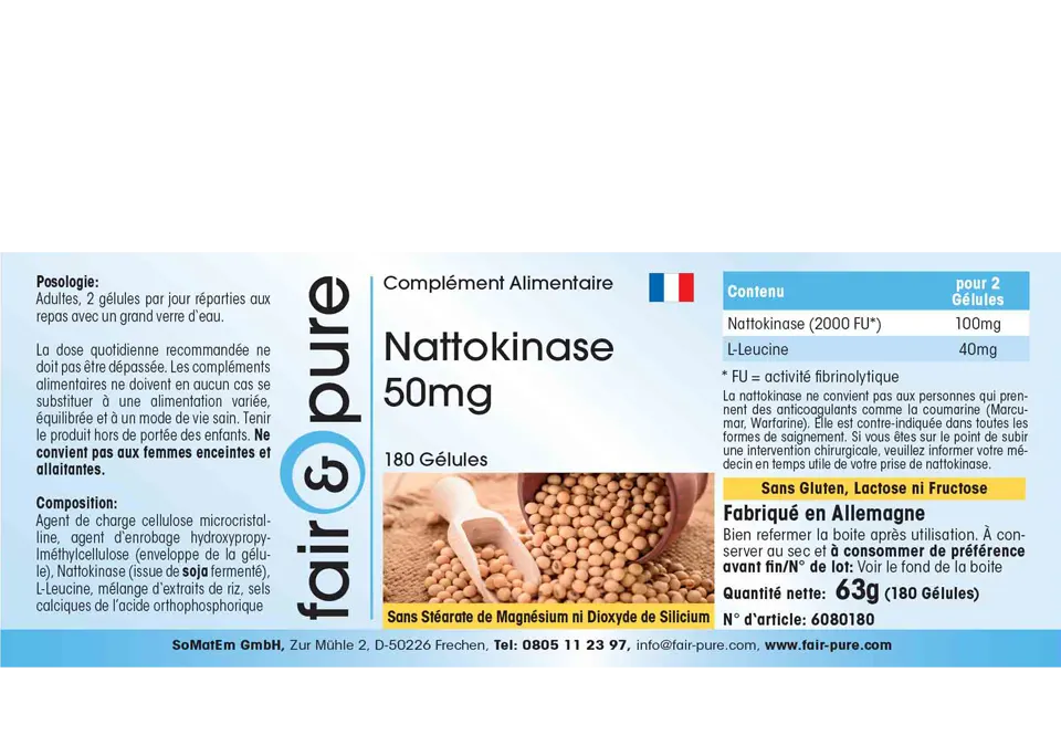 Nattokinase 50mg