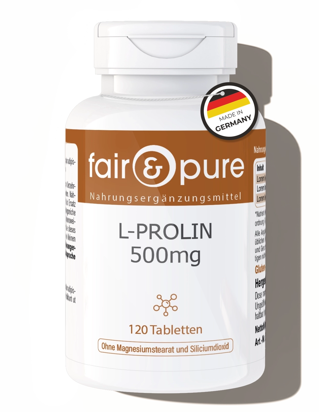 L-Proline 500mg