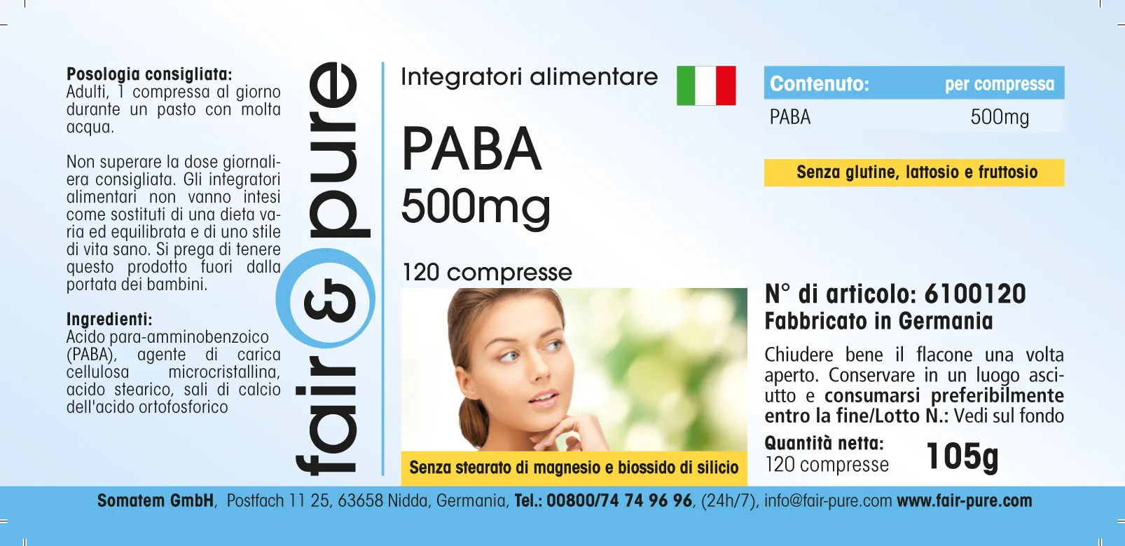 PABA 500mg